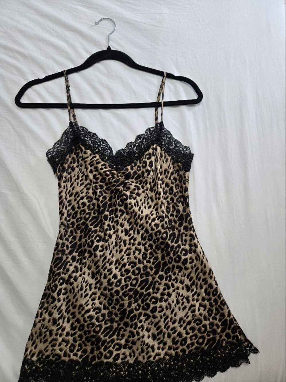 100% Silk Leopard Print Top